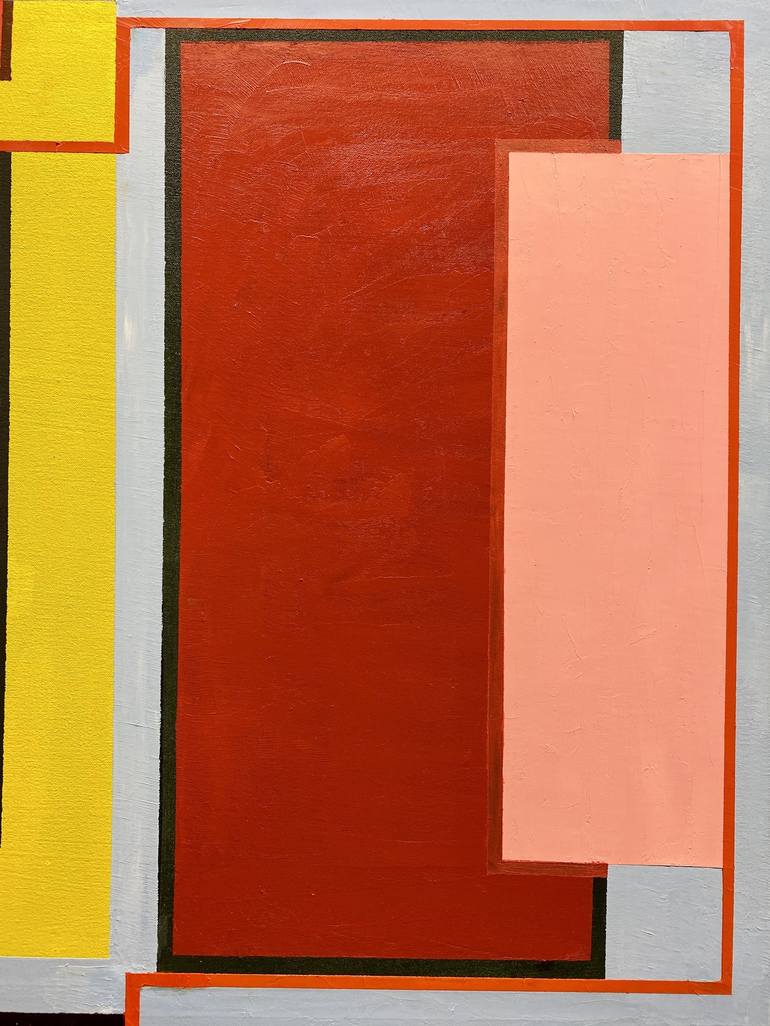 Original Fine Art Abstract Painting by Greg Morrissey