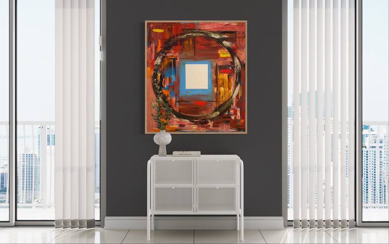 Original Fine Art Abstract Painting by greg morrissey