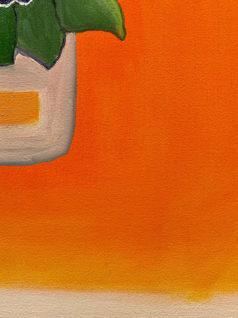 Original Modernism Floral Painting by Greg Morrissey