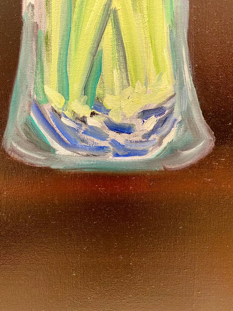 Original Modernism Floral Painting by Greg Morrissey