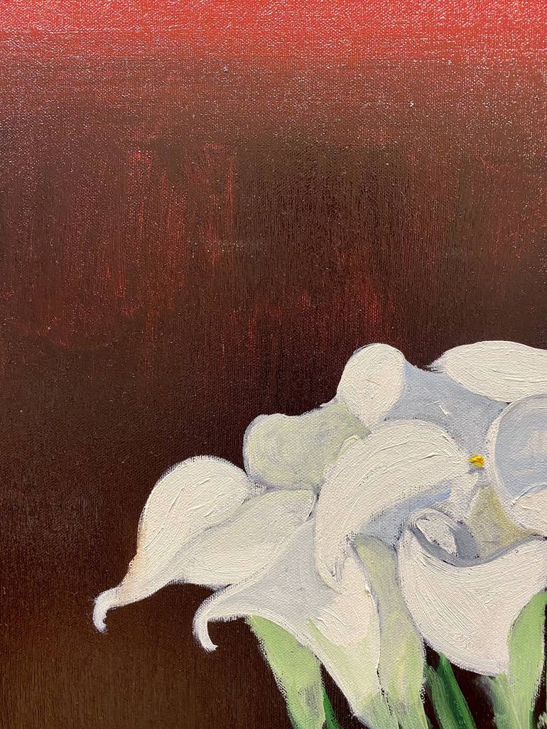 Original Floral Painting by greg morrissey