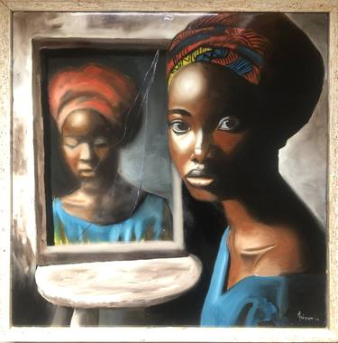 Original Portraiture Women Paintings by Oladipupo Odelola