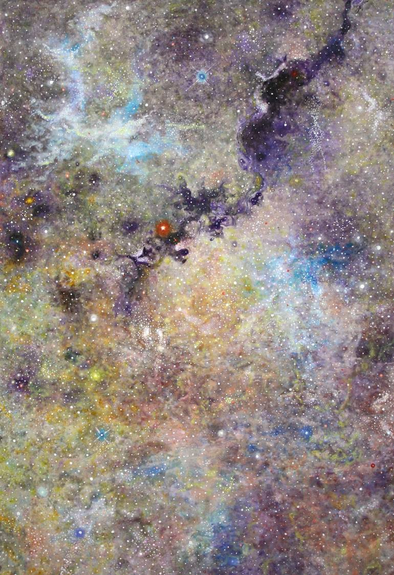Original Expressionism Outer Space Painting by Kevin Schrader