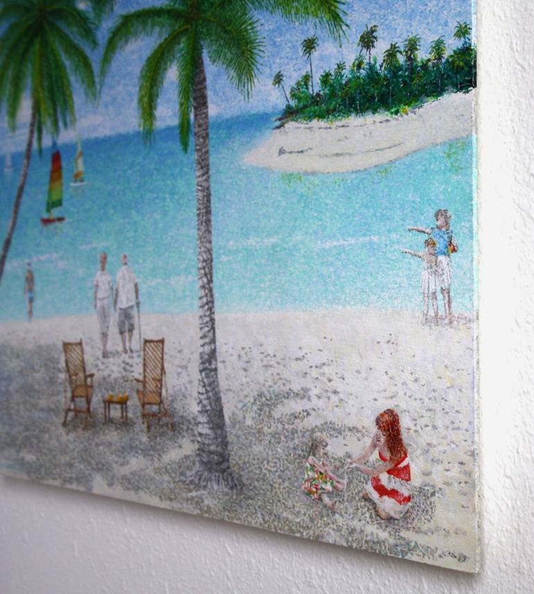 Original Beach Painting by Kevin Schrader