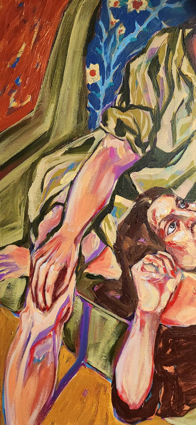 Original Conceptual Women Painting by Anahita Amouzegar