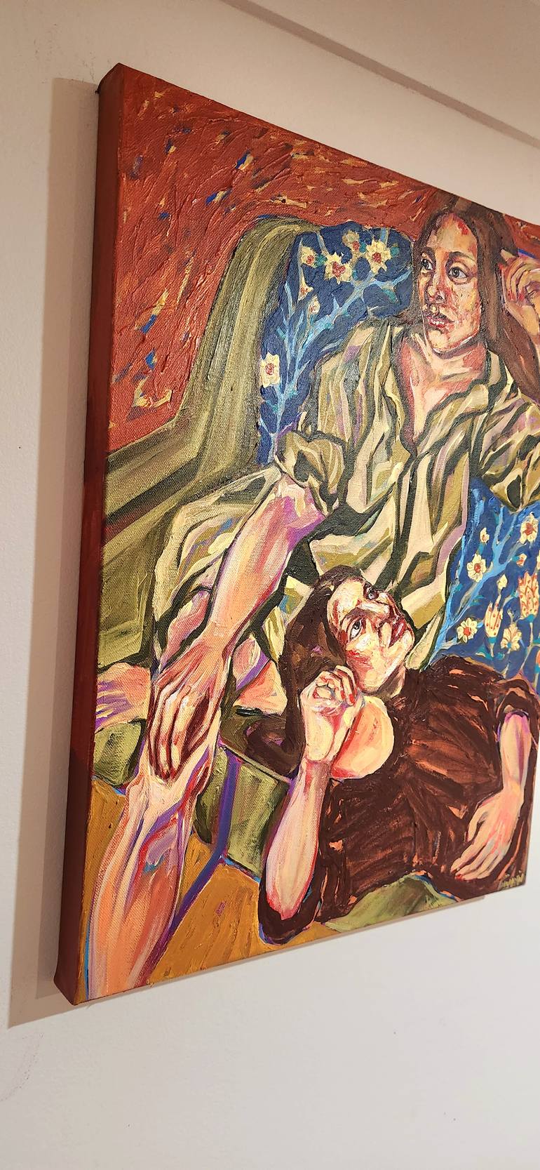 Original Conceptual Women Painting by Anahita Amouzegar