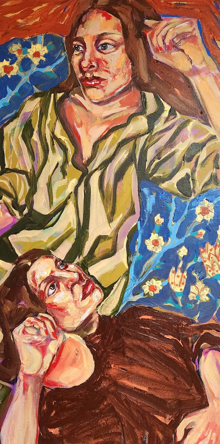 Original Conceptual Women Painting by Anahita Amouzegar