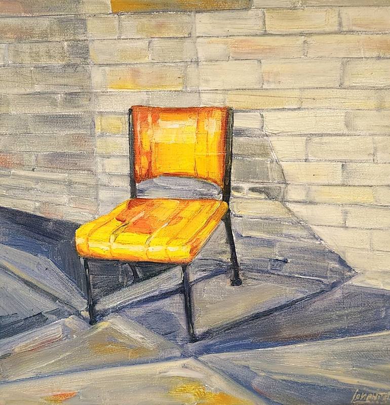 Sunlit Worries Painting by Anahita Amouzegar | Saatchi Art India