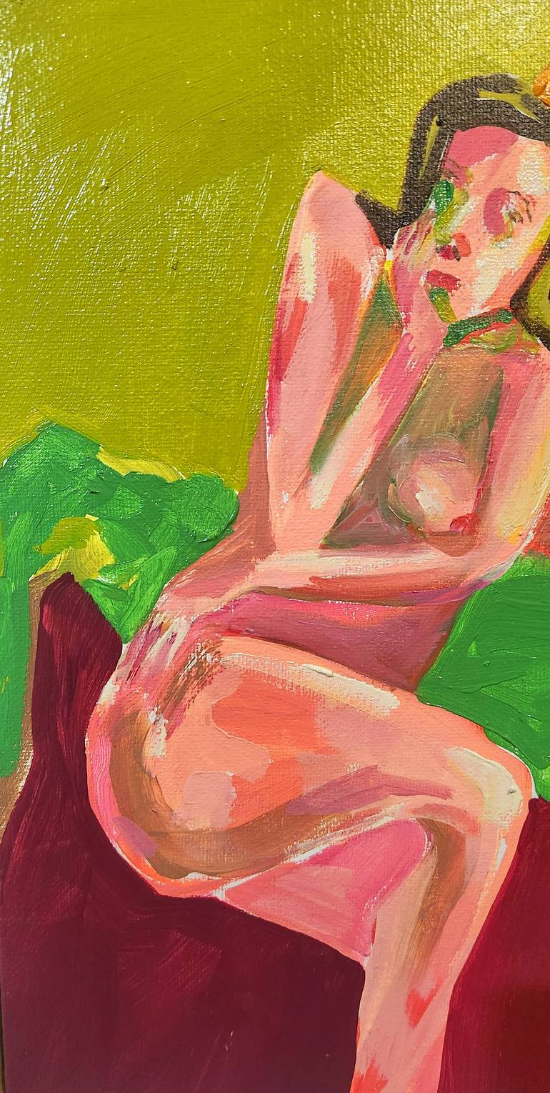 Original Abstract Women Painting by Anahita Amouzegar