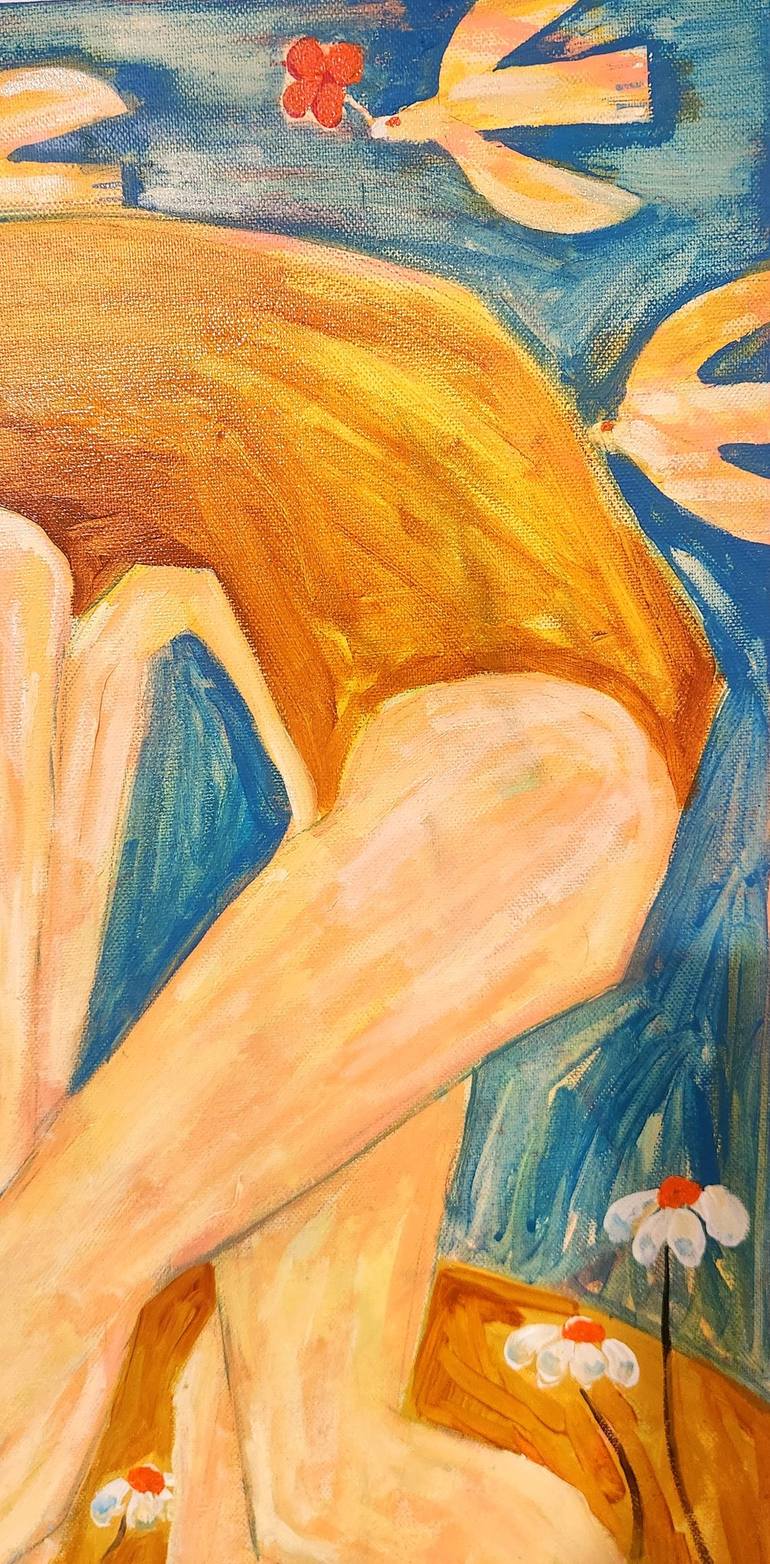 Original Figurative Women Painting by Anahita Amouzegar