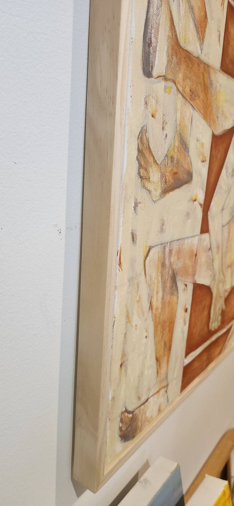 Original Abstract People Painting by Anahita Amouzegar