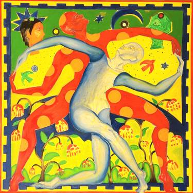 Original Abstract People Paintings by Anahita Amouzegar