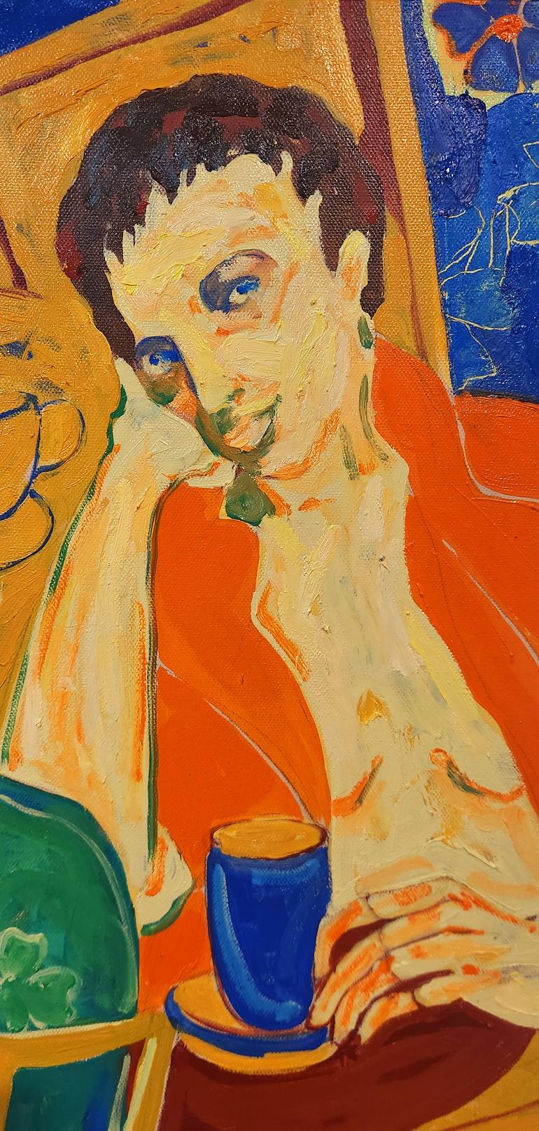Original Figurative Women Painting by Anahita Amouzegar