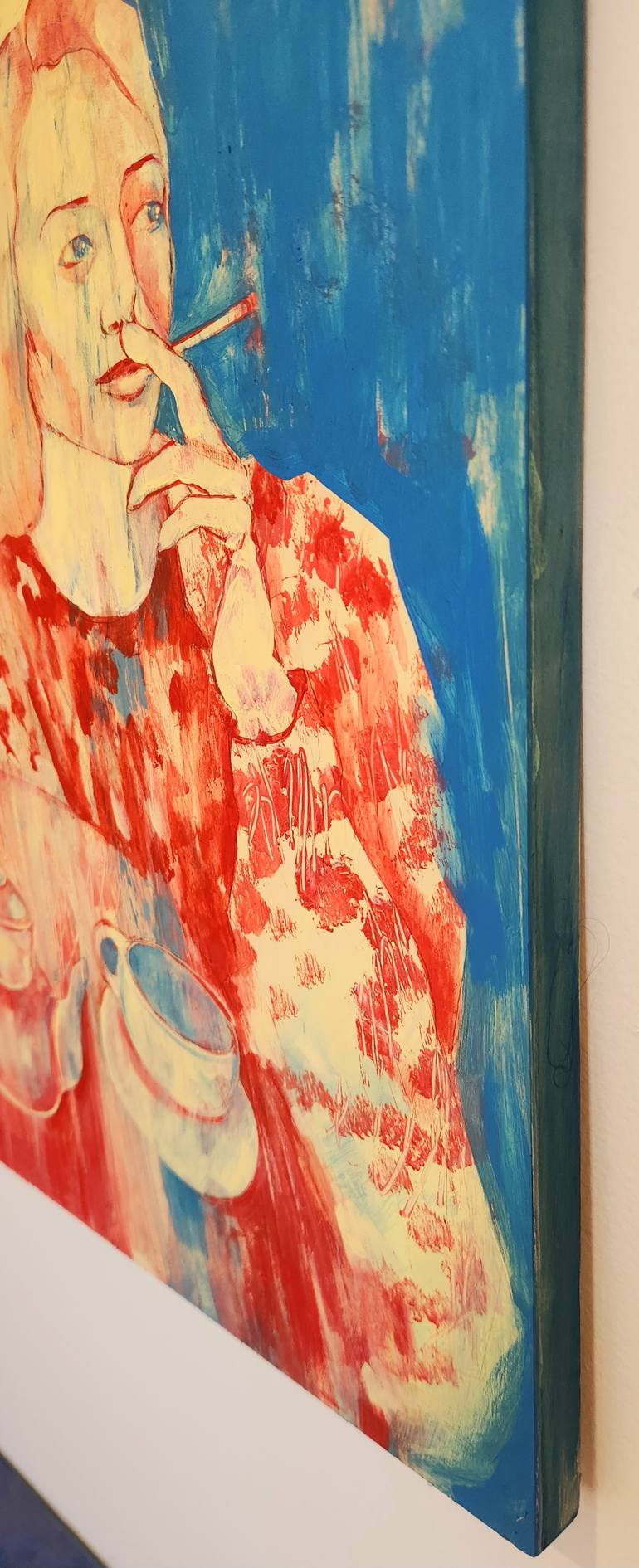 Original Figurative Women Painting by Anahita Amouzegar