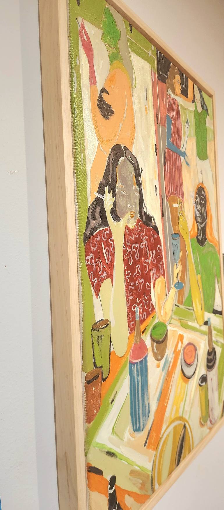 Original Abstract Women Painting by Anahita Amouzegar