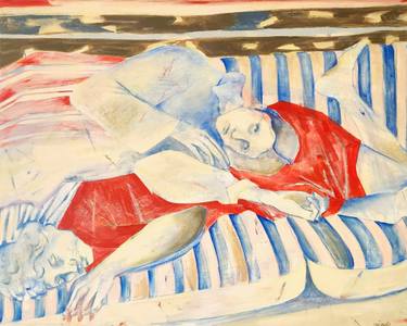 Original Abstract Women Paintings by Anahita Amouzegar