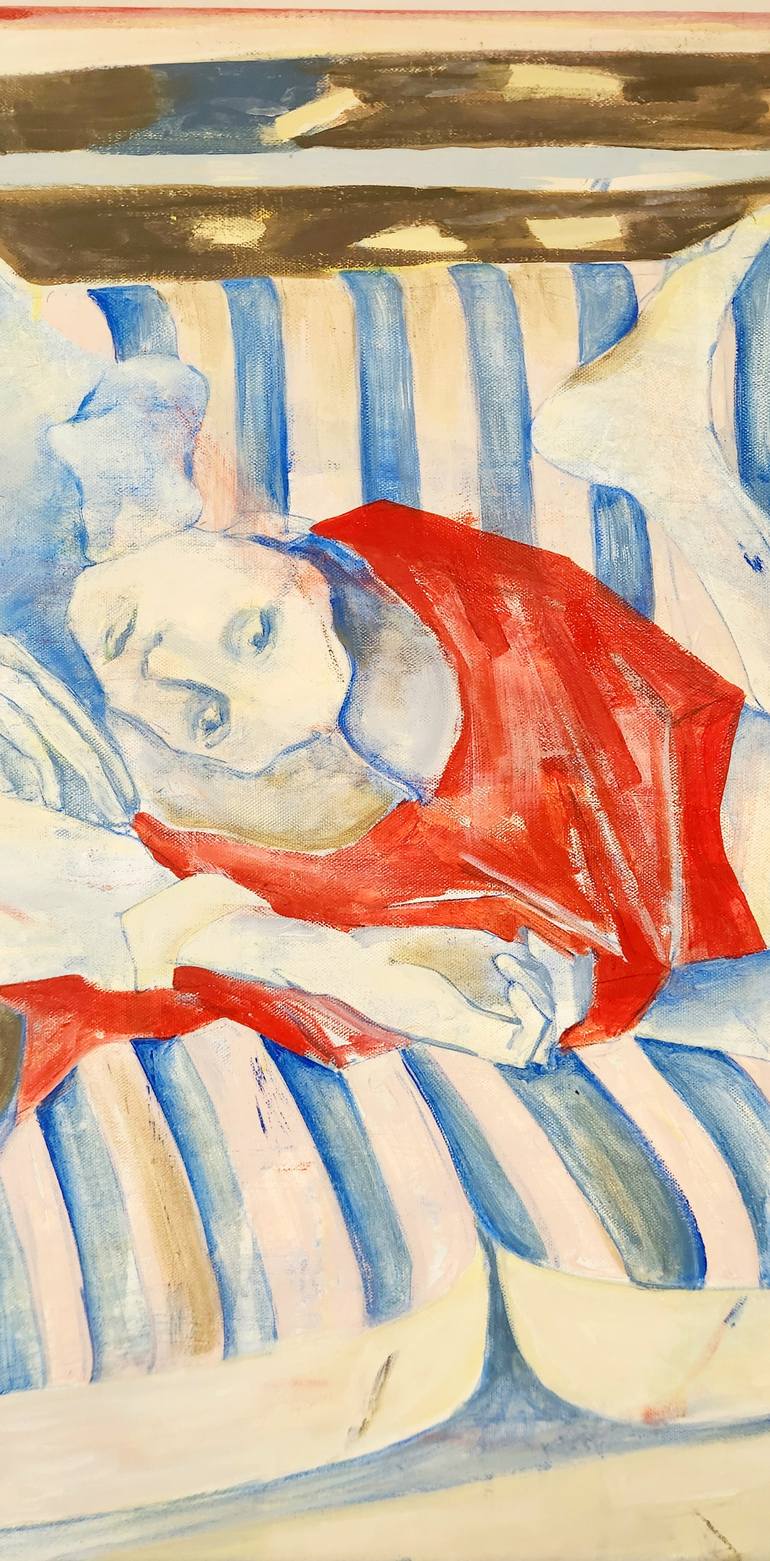 Original Abstract Women Painting by Anahita Amouzegar