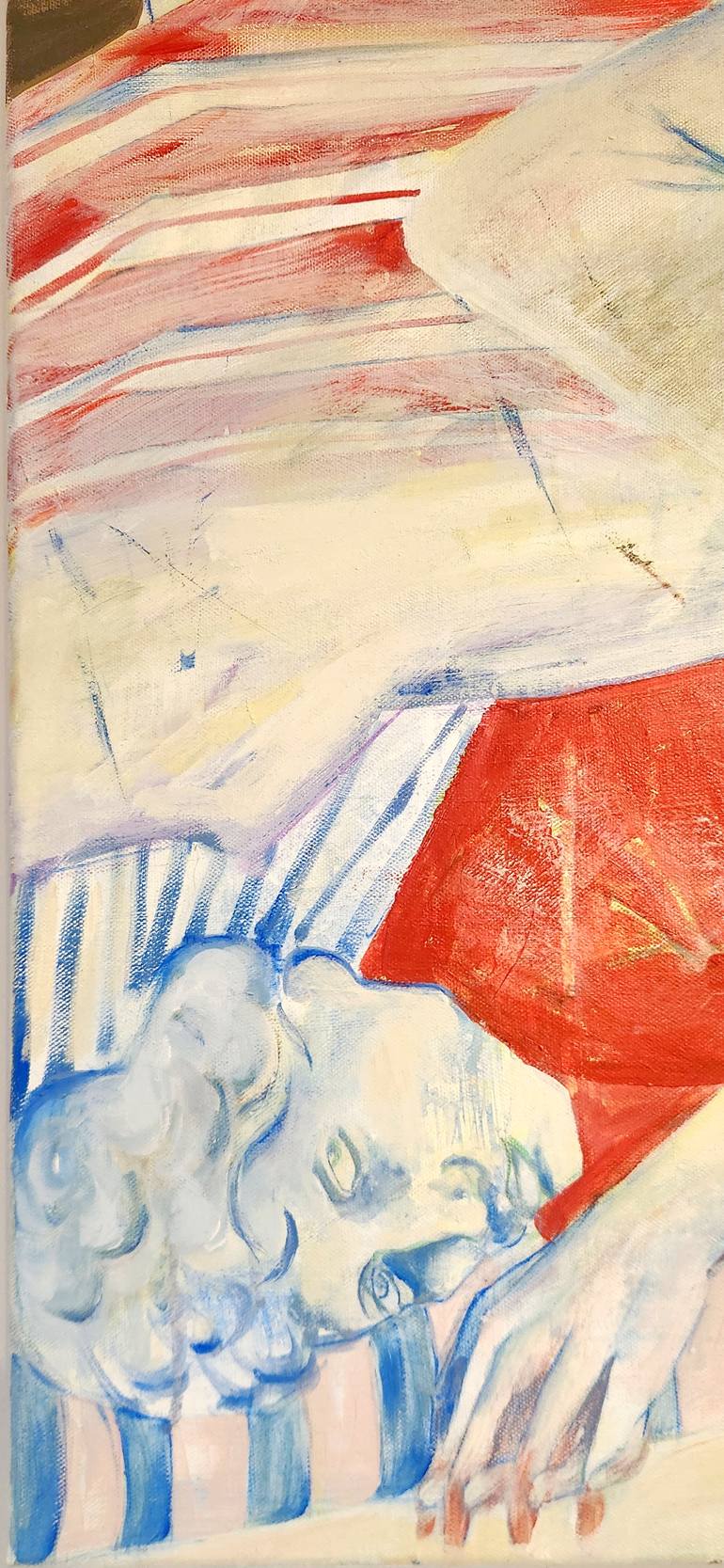 Original Abstract Women Painting by Anahita Amouzegar