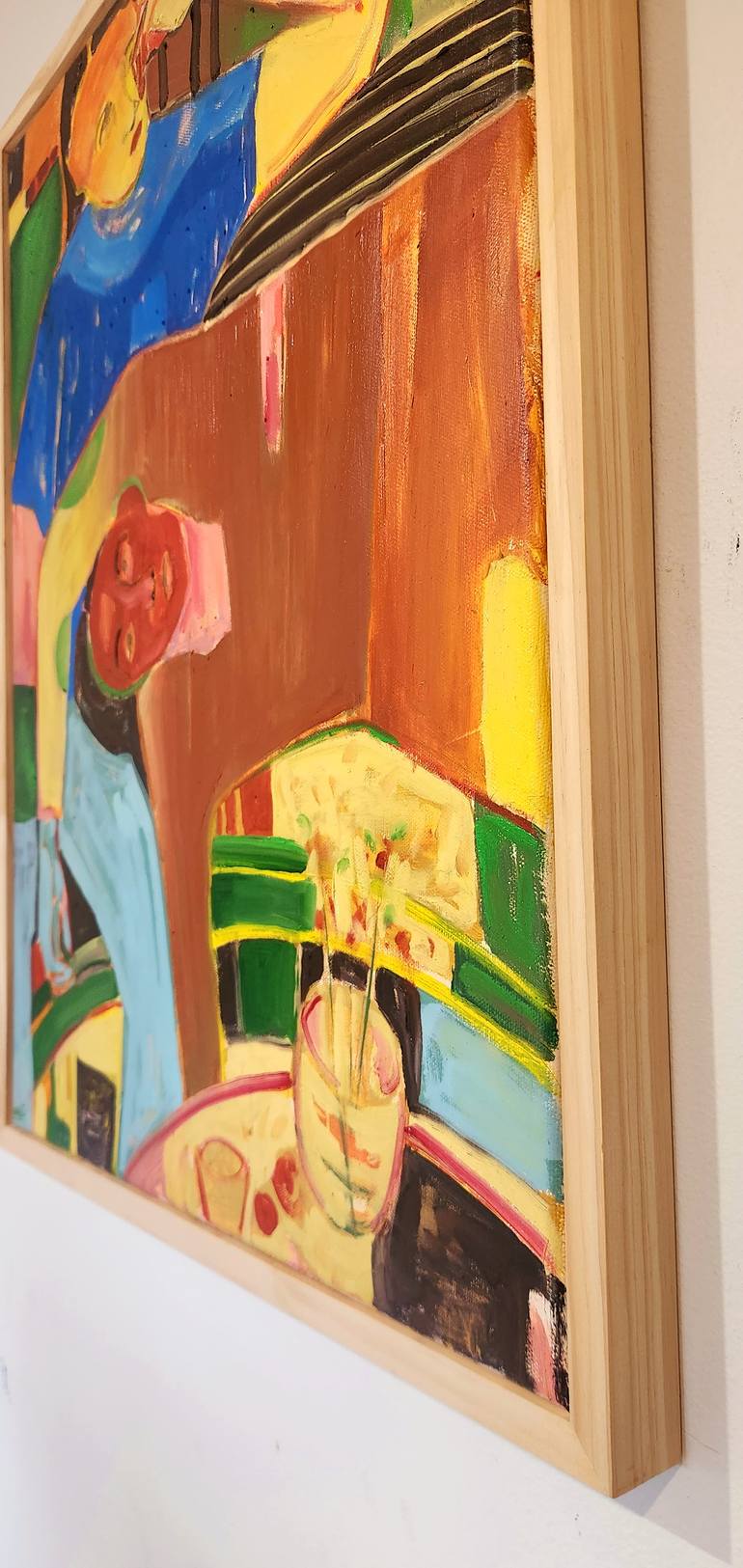 Original Abstract Women Painting by Anahita Amouzegar