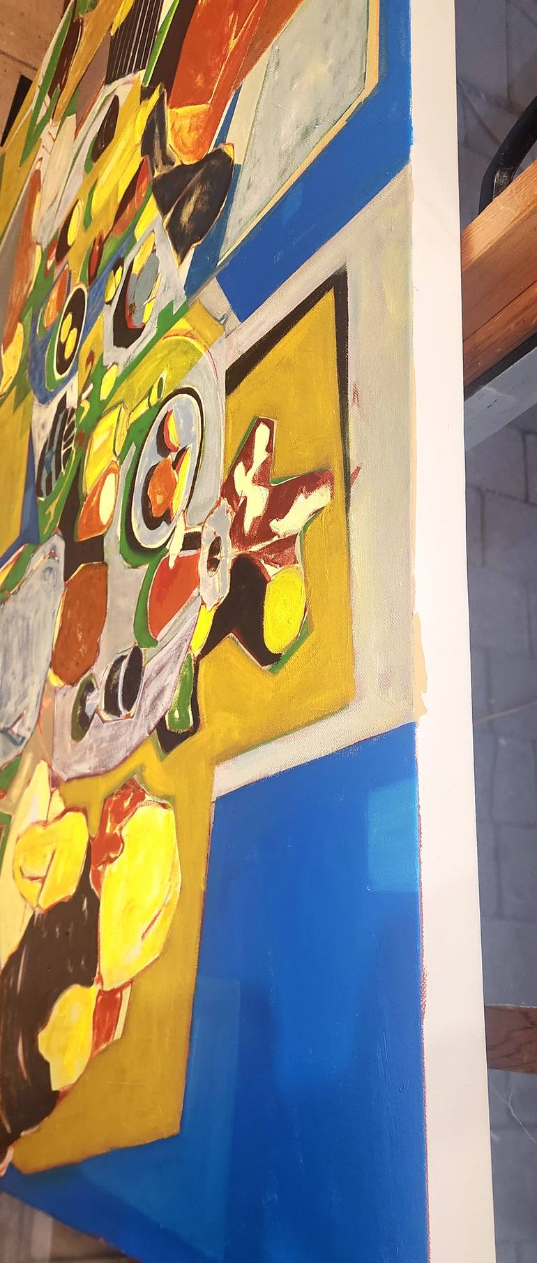 Original Abstract People Painting by Anahita Amouzegar