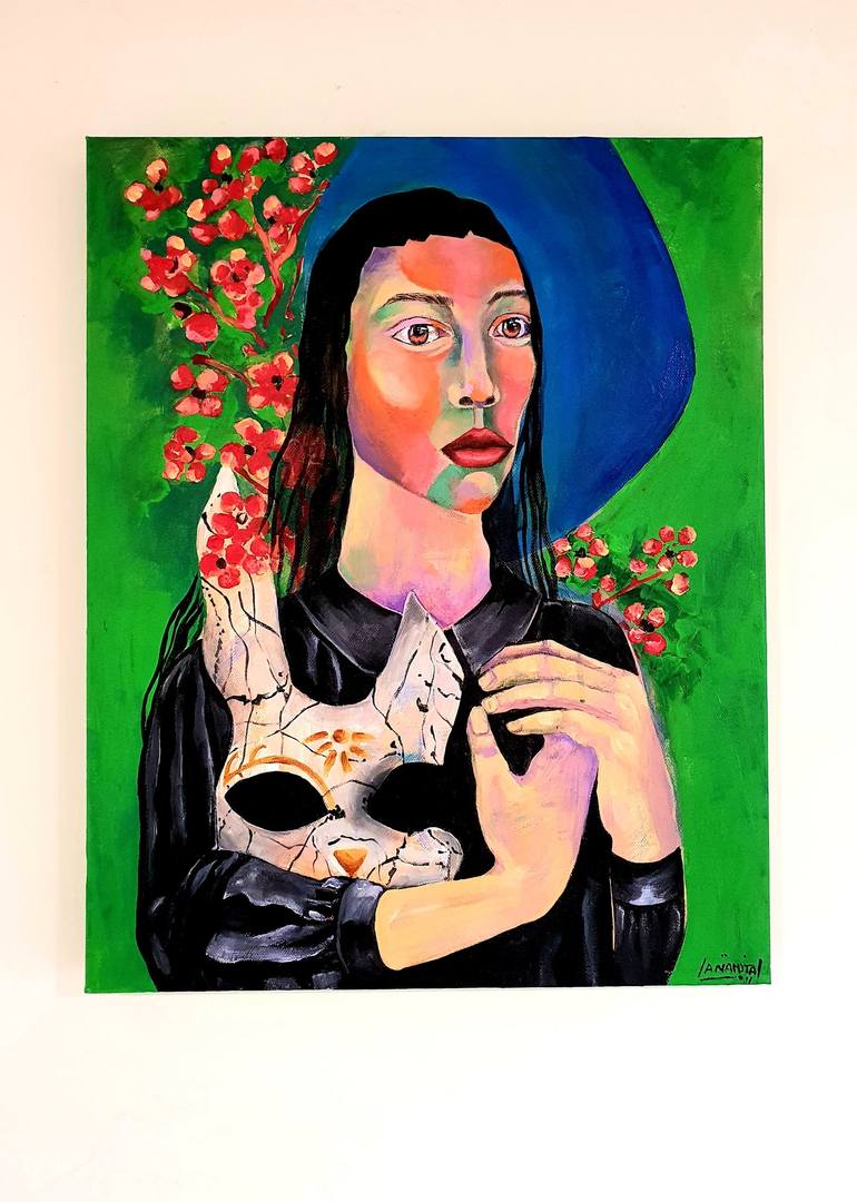 Original Portrait Painting by Anahita Amouzegar