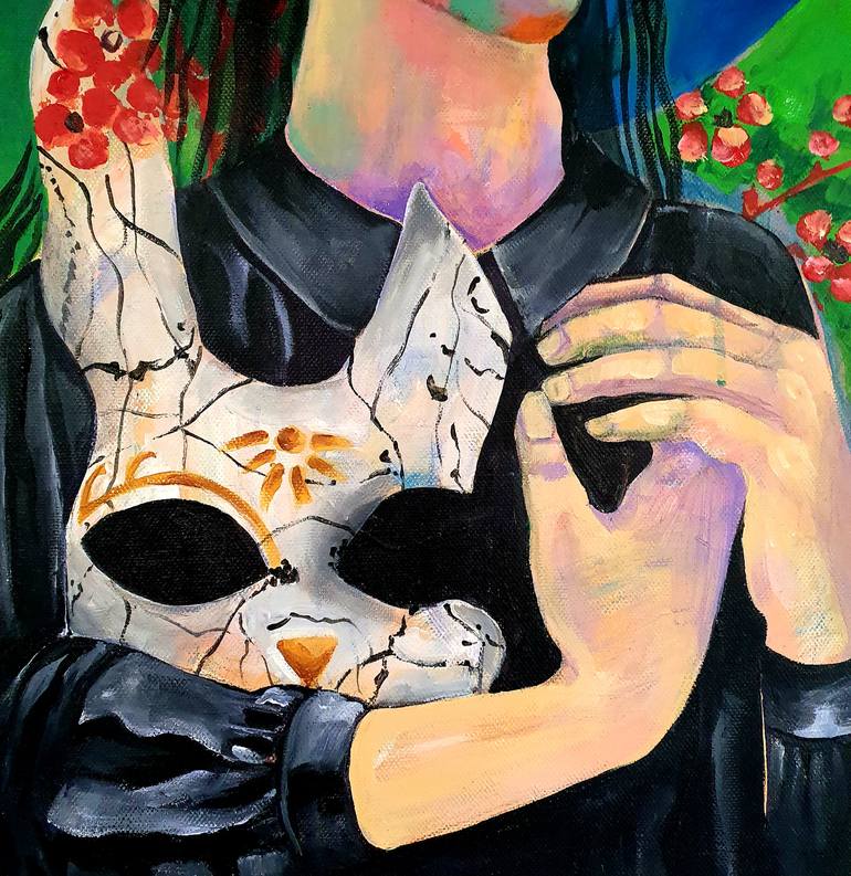 Original Portraiture Portrait Painting by Anahita Amouzegar