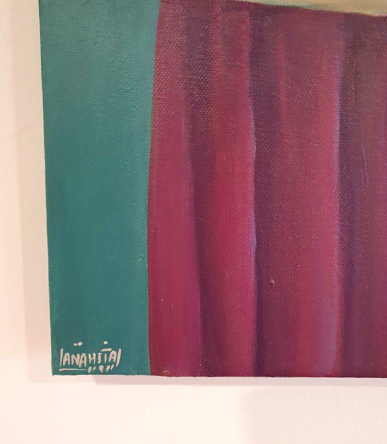 Original Abstract People Painting by Anahita Amouzegar