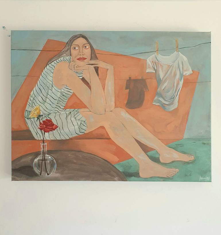 Original Modern Women Painting by Anahita Amouzegar