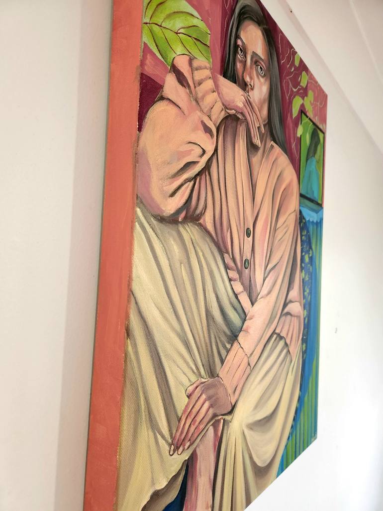 Original Figurative People Painting by Anahita Amouzegar