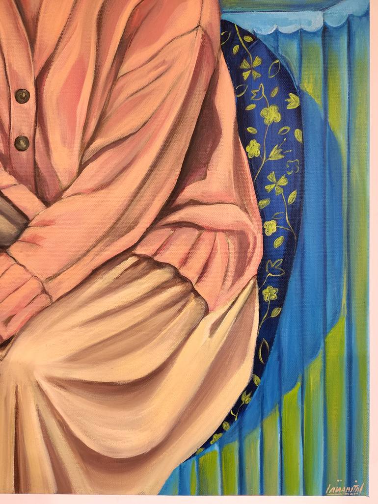 Original Figurative People Painting by Anahita Amouzegar