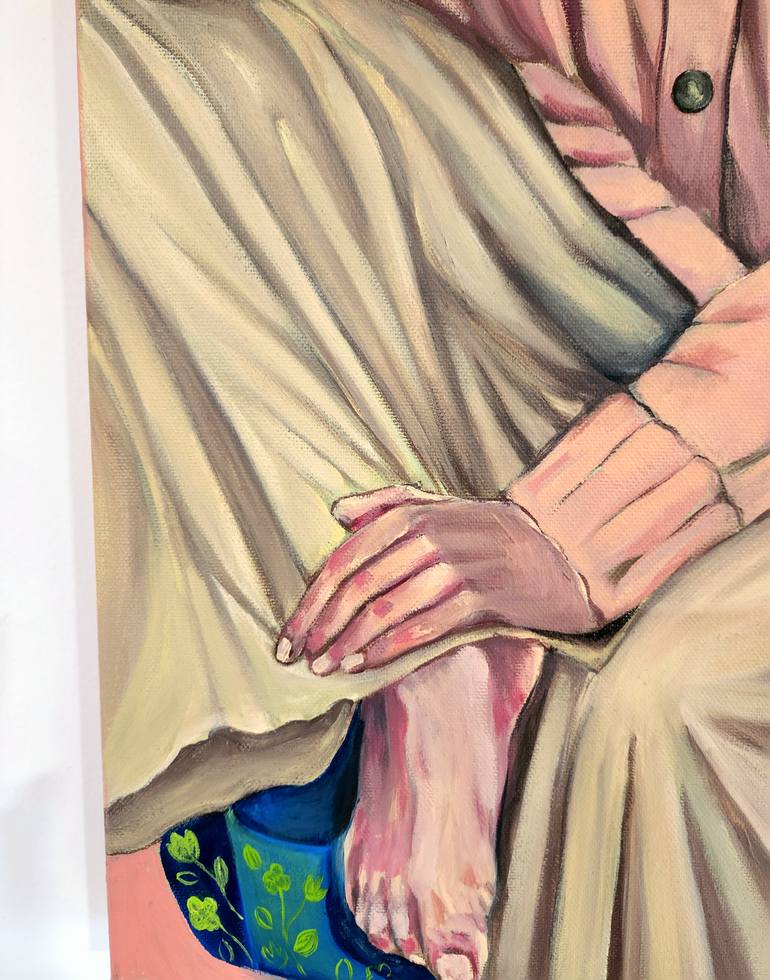 Original Figurative People Painting by Anahita Amouzegar
