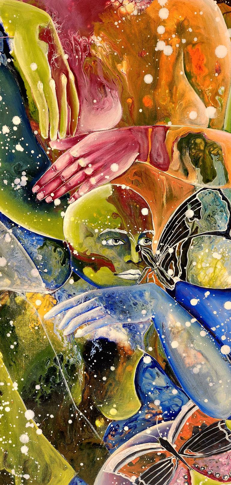 Original Figurative Women Painting by Anahita Amouzegar