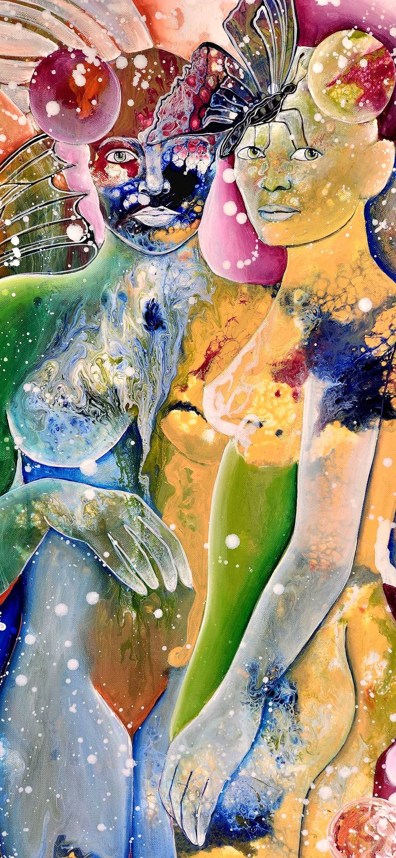 Original Figurative Women Painting by Anahita Amouzegar