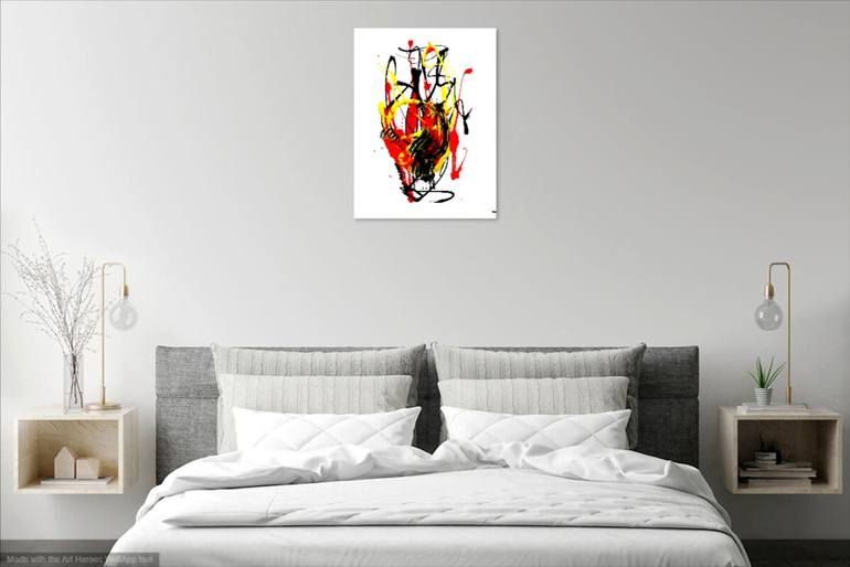 Original Abstract Expressionism Abstract Painting by Newel Hunter