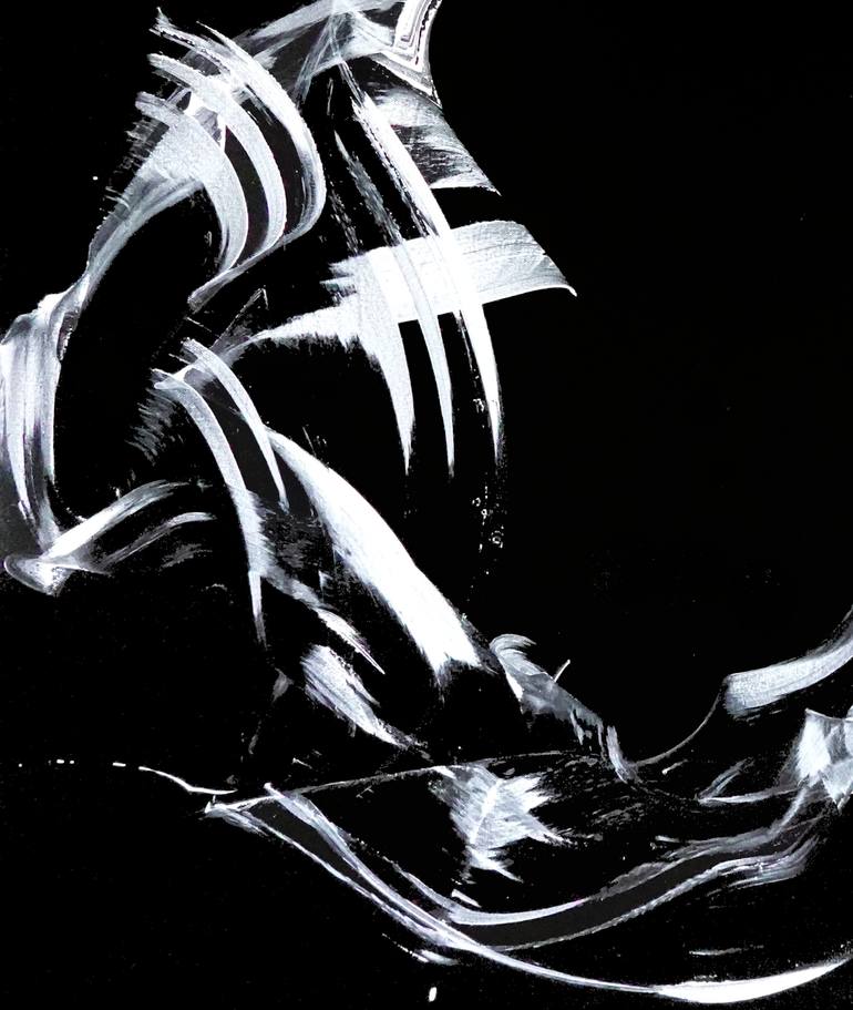 Original Conceptual Abstract Painting by Newel Hunter