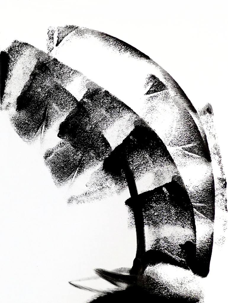 Original Abstract Expressionism Abstract Painting by Newel Hunter