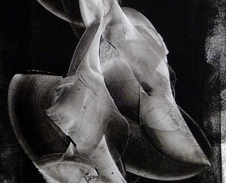 Original Abstract Expressionism Abstract Painting by Newel Hunter