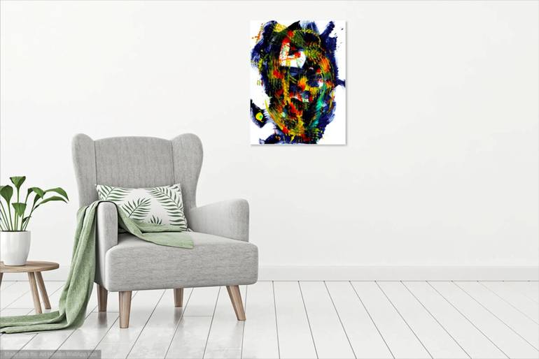 Original Abstract Expressionism Abstract Painting by Newel Hunter