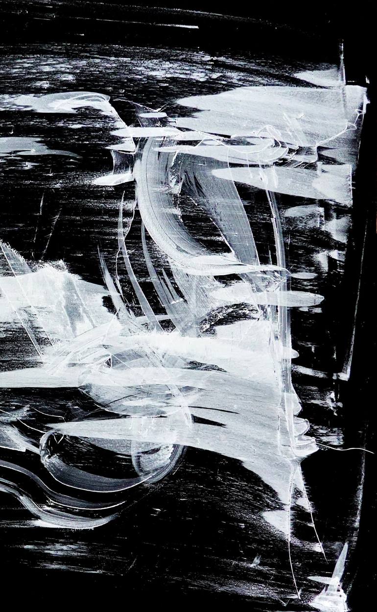 Original Abstract Expressionism Abstract Painting by Newel Hunter