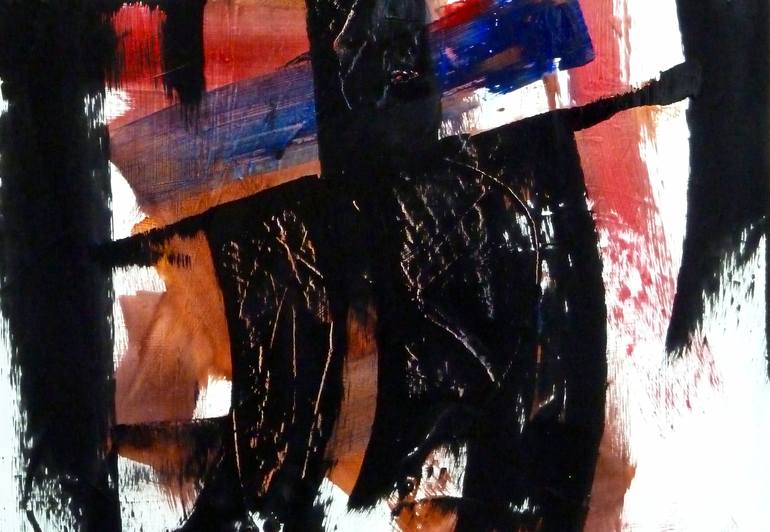 Original Abstract Expressionism Abstract Painting by Newel Hunter