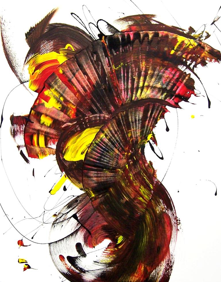 Print of Abstract Expressionism Abstract Paintings by Newel Hunter