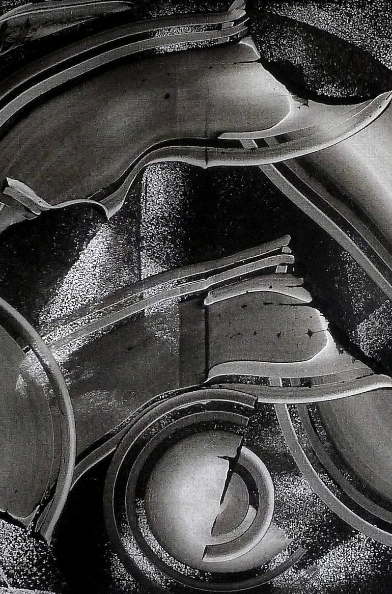 Original Conceptual Abstract Painting by Newel Hunter