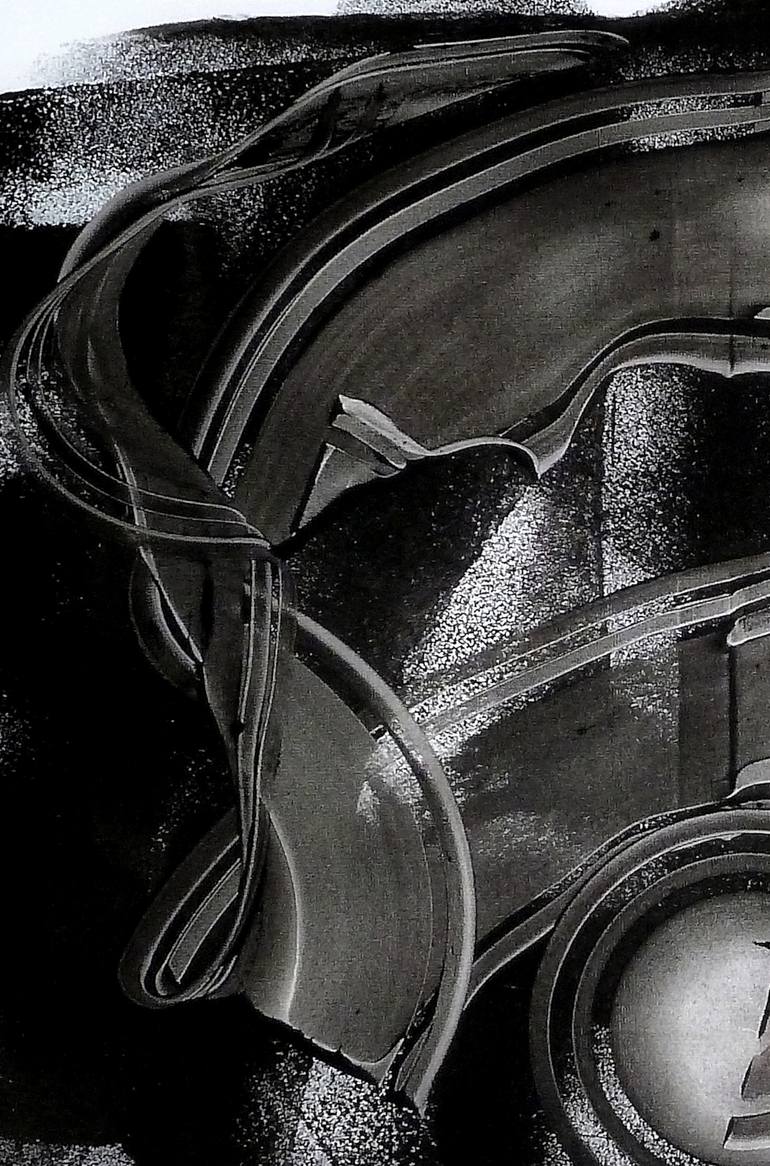 Original Conceptual Abstract Painting by Newel Hunter