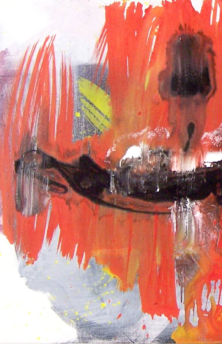 Original Abstract Expressionism Abstract Painting by Newel Hunter