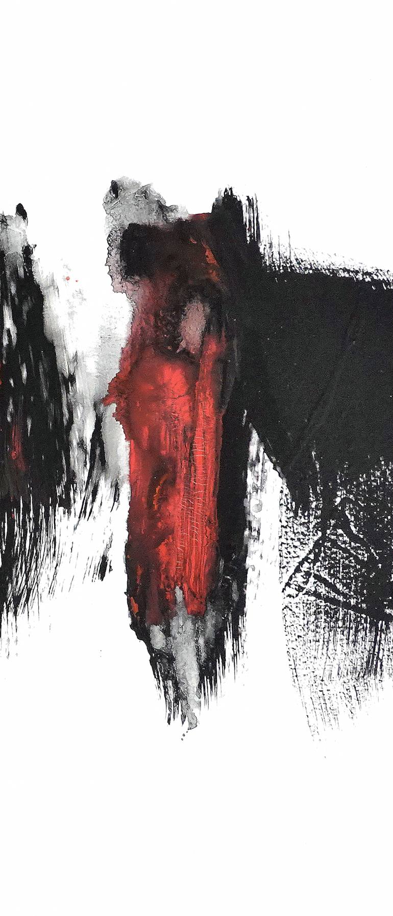 Original Abstract Expressionism Abstract Painting by Newel Hunter