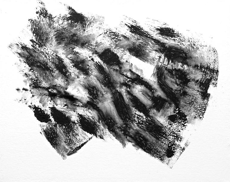 Original Abstract Expressionism Abstract Painting by Newel Hunter