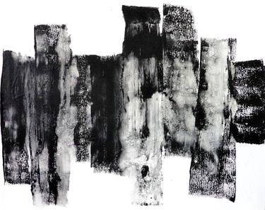 Original Abstract Expressionism Abstract Painting by Newel Hunter