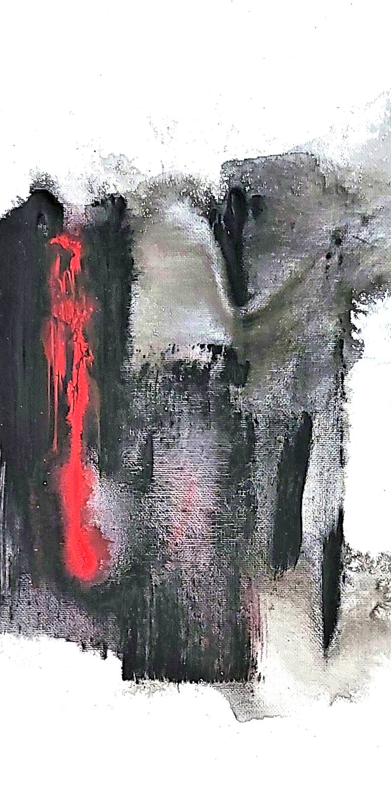 Original Abstract Expressionism Abstract Painting by Newel Hunter