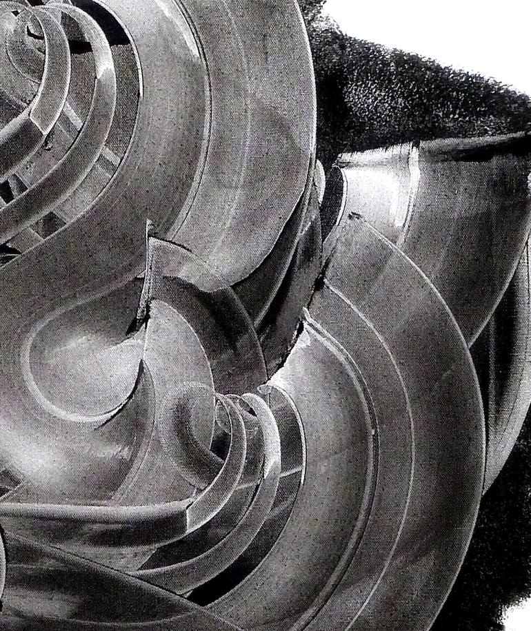 Original Abstract Expressionism Abstract Painting by Newel Hunter