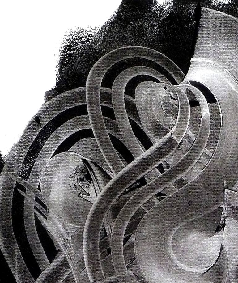 Original Abstract Expressionism Abstract Painting by Newel Hunter